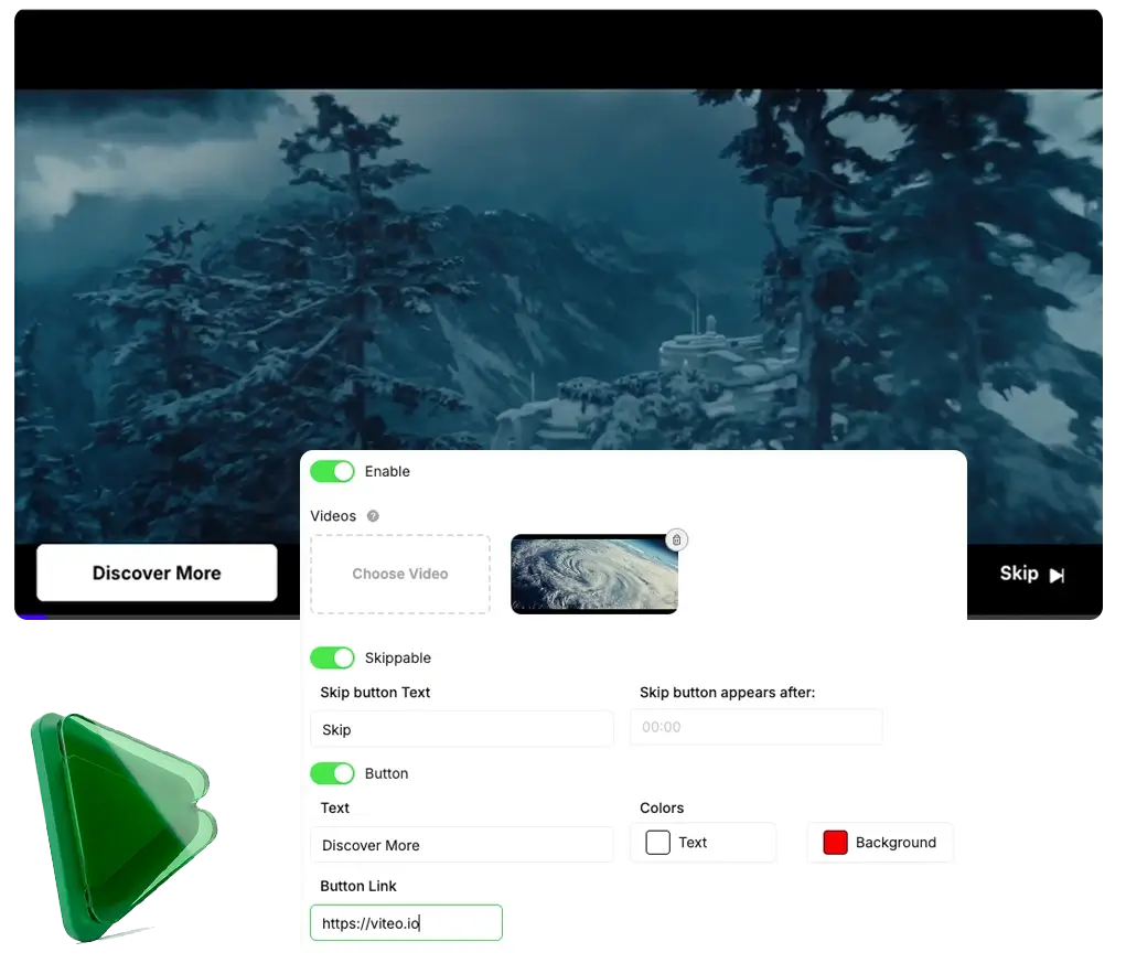Custom Ads feature